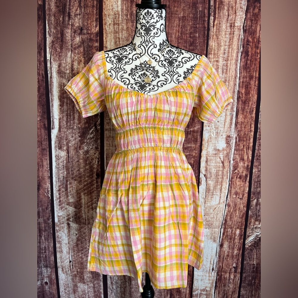 L*Space | NWT Belle Cover-Up Plaid Dress - Picture 3 of 10